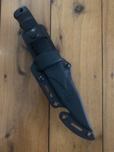 SOG Vintage Original SEKI JAPAN M37 SEAL PUP Knife with Kydex Tactical sheath