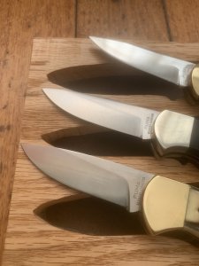 Puma Set of 3 - Full Size 4 Star Folding Knife Set in Display