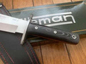 Cudeman Model 106-M Big Bowie Fixed Blade Leather Sheath