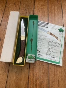 Puma Rare model 970 Game Warden 1987 Hoffritz Folding Lock Knife in box & Warranty #43782