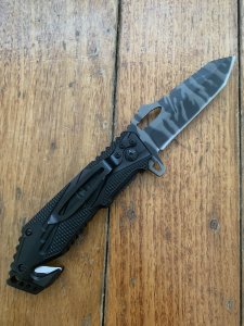 Boker Plus Automat Kalashnikov 11 Tiger Stripe Tanto Folding Knife