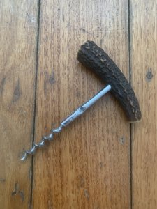 Sheffield England Red Deer Antler Handled Cork Screw