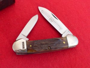 Schrade IXL Sheffield made Canoe knife in original presentation box with papers