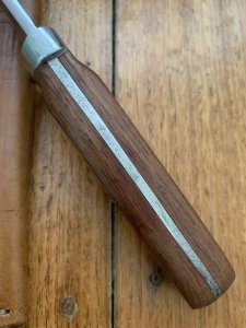 Puma Knife: Very Rare Puma 6382 Original 1980 Trail Guide with Jacaranda Wood Handle