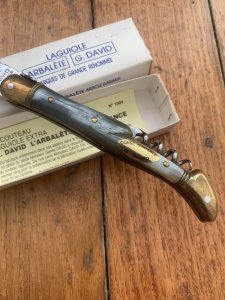 Laguiole French Made Circa 1980's 2 Piece Folding Knife Model #1004