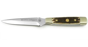 Puma Knife: Rare Puma 'Me Fecit' ' Anniversary Knife with Stag Handle Display Box & Certificate #046/245