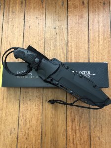 Ka-Bar Knife: Kabar Bull Dozier Knife with Tactical Sheath