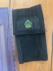 Puma Knife: Puma Small Size Black German Nylon Folding Knife Pouch