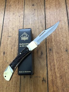 Puma Knife: Puma Prince Folding Knife with Sambar Stag Antler Handle 2015 model