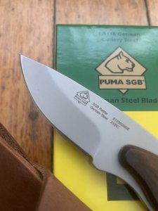 Puma Knife: 2023 Puma SGB Rattler Fixed Blade Knife with Jacaranda Wood Handle