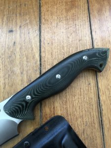 Spyderco Woodlander 6" Fixed Blade Knife with Micarta Handle and Kydex Sheath