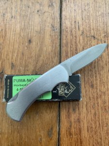 Puma Knife: Puma 2012 Model 4 Star Mini Folding Lock Knife with Stainless Steel Handle
