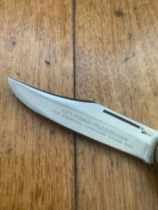Puma Rare Model 971 Game Warden 1969 Saw and Blade Folding Lock Knife #96583