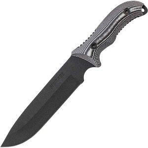 Schrade Knife: Schrade SCHF37M Drop Point Knife With Black Tactical Sheath