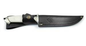 Puma Knife: Special Edition Damascus Defender with Elforyn Handle in Display Box 0/50