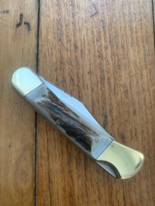 Puma Knife: 2011 Puma Earl Folding Knife with Stag Antler Handle