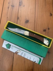 Puma Rare model 970 Game Warden 1993 Folding Lock Knife in box #49392