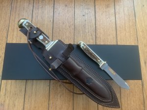 Puma Knife: 2024 Puma Waidbesteck Set (Waidblatt and Nicker) twin knife set