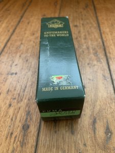 Puma Model 960 CUB 1980 Folding Lock Knife in original box Serial Number 25082