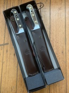 Puma Knife: Puma Phönix-Phoenix Big Bowie Knife with Darker Stag Antler Handle