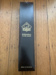 Puma Knife: Puma Rare early 2000's Huntac Scout Tactical Survival Knife