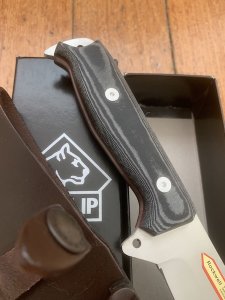 Puma Knife: Puma IP OutDoor Knife with Black Micarta Handle