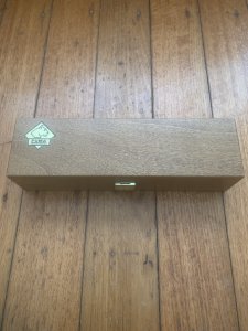 Puma Knife: Puma Original 4 Star Fixed Blade Knife with Stag Antler Handle in Original Wooden Box