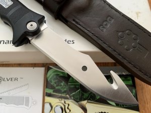SOG Vintage Original SOG REV-7 SEAL-REVOLVER Gut Hook Knife in Kydex Sheath & Original Box