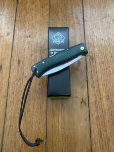 Puma Knife: Puma IP Special Edition 'RIFLEMAN' Green Micarta Folding Lock Knife