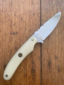 MAFFI SYDNEY AUSTRALIA Small Bone Handled Fixed Blade Knife