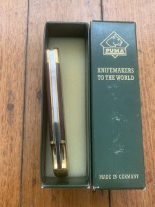Puma Rare Model 965 Deer Hunter 1995 Folding Lock Knife Serial #25591