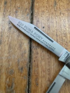 Puma Knife: Puma Original Rare 1979 Pony 620 Twin Blade Knife with Stag Antler Handle