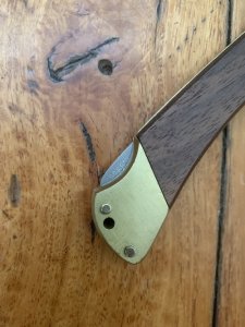 Puma Knife: Puma 1988 model 765 Setter Folding Knife with Jacaranda Handle