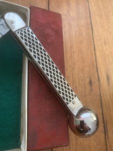 Puma Knife: Puma Vintage Pre-64 Fishermans Knife in Original Red Box