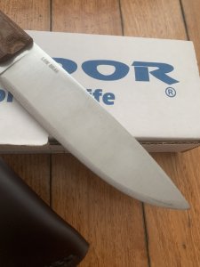 Condor Tool & Knife Company El Salvador LOW DRAG Knife with Leather Sheath