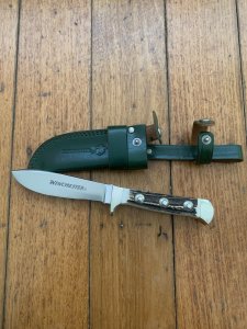 Puma Knife: Rare Puma Winchester Arms Model Jagdnicker Knife with Stag Antler Handle