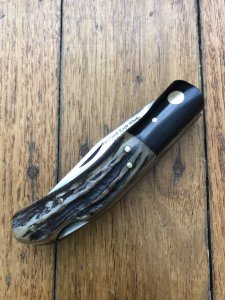 Far North Knife Works ALASKA USA Custom Folding Lock Knife