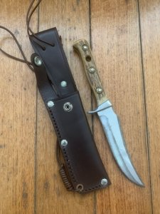 Puma Knife: Pre-64 Puma Skinner 'USER' with Stag Handle