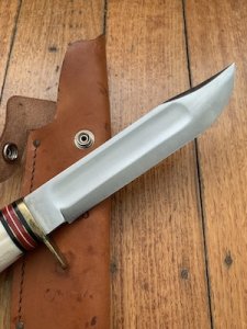 Marbles USA MA-ID7S Bowie with Stag Handle and Original Sheath