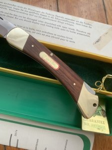 Puma Rare model 970 Game Warden 1977 Folding Lock Knife in box #83774
