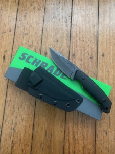 Schrade Knife: Schrade SCHF13 Tactical Drop Point Knife With Kydex Sheath