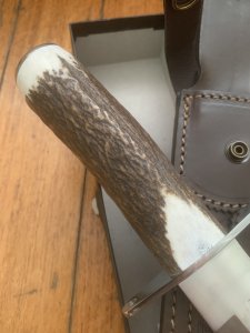 Puma Knife: Puma IP El Perro Boar & Deer Hunter with Stag Antler Handle