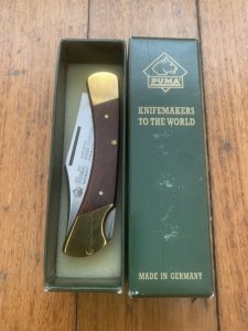 Puma Rare Model 965 Deer Hunter 1995 Folding Lock Knife Serial #25591