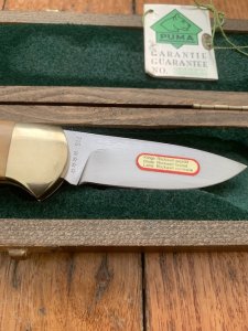 Puma Knife: Puma Original Puma 715 4 Star Game Bird Scene Folding Lock Blade Knife with Presentation Box