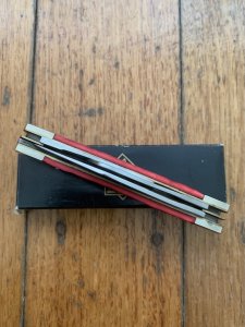 Puma Knife: Puma Original Stockman Knife with Bright Red Jigged Bone Handle Circa 2004