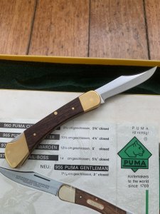 Puma Model 960 CUB 1995 Folding Lock Knife in original box Serial Number 51592