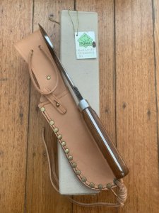 Puma Knife: Puma 1983 rare & original 12 6391 BUND knife in original Sheath, Box, & Warranty Tag