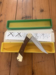 Puma Rare model 970 Game Warden 1971 Folding Lock Knife in Original box #63171
