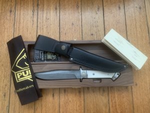 Puma Knife: Special Edition Damascus Defender with Elforyn Handle in Display Box 0/50