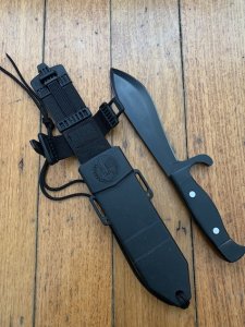 Aitor ZAPADOR Jungle Knife in Black Polymer Sheath